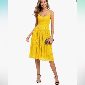 New A Line Lace Dress